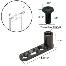 Gordon Glass® Replacement Pivot Bracket Assembly for Swing Shower Doors - $651.46 MXN