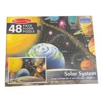 Melissa &amp; Doug Floor Puzzle Solar System 48 Piece NIB 3&#39; x 2&#39; Ages 3+ Large Piec - £15.67 GBP