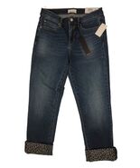 Nicole Miller Jeans Ankle Soho High Rise Straight Size 8 Medium Blue New... - $32.33