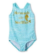 $20 Freestyle Revolution Sparkle Mermaids Take Shellfies One-Piece Turqu... - $10.68