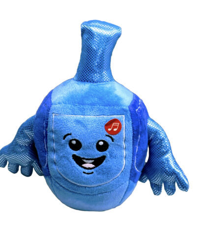 Hanukkah Dreidel Musical Plush Toy Plays 2 Songs Aviv Judaica Jewish Hol... - $29.58