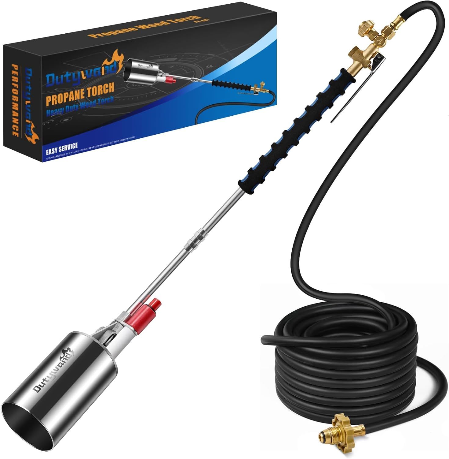 This Is A Heavy-Duty Garden Blowtorch Weed Torch With A 10-Foot Hose For... - $64.93