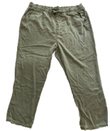 Side Stitch Los Angeles Women&#39;s Pants Green 1X - £26.08 GBP