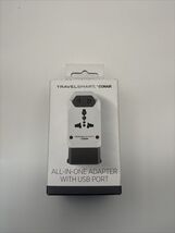 Travel Smart by Conair All-in-One Adapter With USB Port~Open box - $20.80 CAD
