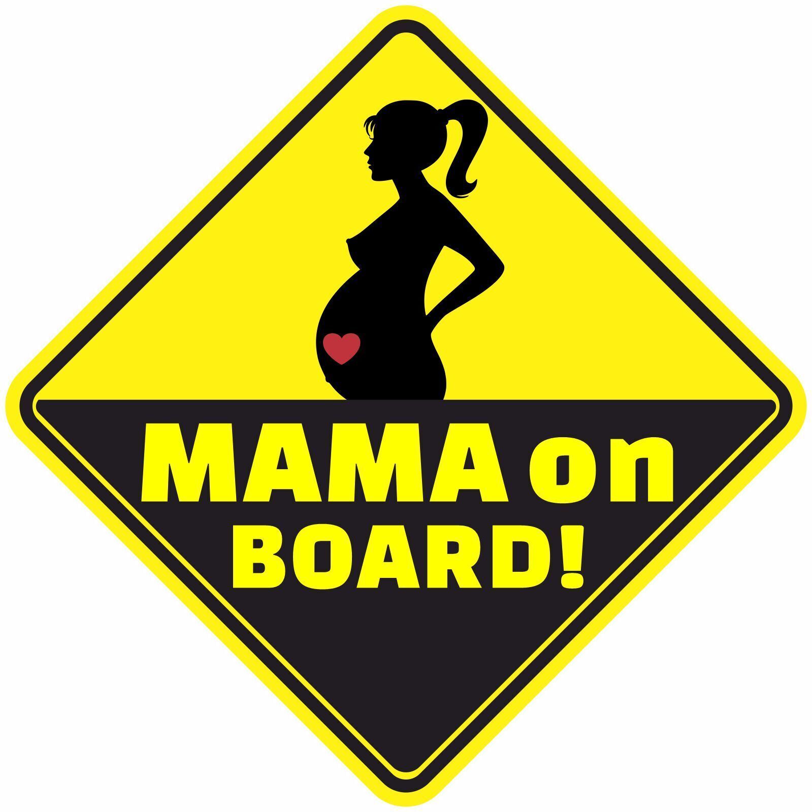 BABY ON BOARD PREGNANT CAUTION BABY ON BOARD ASSORTED DECAL STICKER BUY ... - $2.95