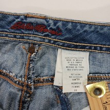 Eddie Bauer Women's Blue Cotton Denim Skirt Pockets Size 8R Waist 30" image 3