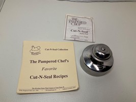 The Pampered Chef Cut-N-Seal #1195 Instructions &amp; Recipes 3” Wide - £11.62 GBP
