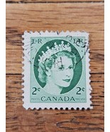 Canada Stamp Queen Elizabeth II 2c Used Richmond Circular Cancel 338 - $1.99
