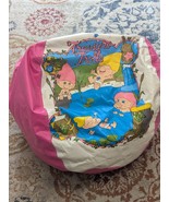 Treasure Trolls Bean Bag Chair Ace Novelty VINTAGE 1992 Pink and White - $34.60