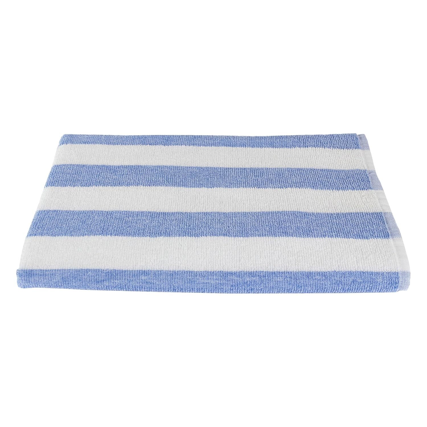 Bleach Safe Luxury Beach Towel Cabana Stripe- By 1888 Mills, Made In The Usa Of