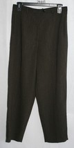COUNTRY ROAD BROWN SIZE 10 INSEAM 27 WOOL RAYON NYLON #8441 - $11.25