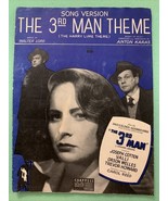 THE 3RD MAN THEME HARRY LIME THEME 1950 CHAPPELL ORSON WELLES SHEET MUSIC - $20.30 CAD