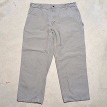 Vintage Carhartt B11 DES Made in USA Duck Canvas Dungaree Fit Pants - Si... - $34.95