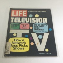 VTG Life Magazine: September 10 1971 - Television Impact: What It&#39;s Done To Us? - £10.38 GBP