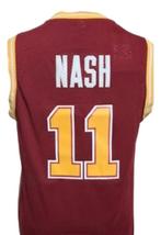 Steve Nash #11 College Basketball Jersey Sewn Maroon Any Size image 2