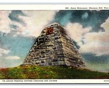 Ames Monument Sherman Hill Cheyenne Wyoming WY UNP LInen Postcard N24 - $2.92