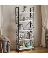 Books Holder Organizer For Books/Movies, White, 5 Tiers, Classically, Yi... - £61.32 GBP