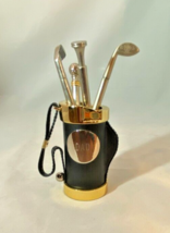 Things Remembered Golf Bag Pen Holder- 4 Pens (Club, Driver, Ball, Tee) ... - $19.31