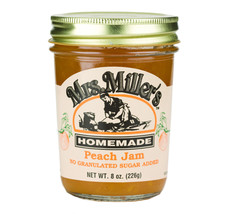 Mrs Miller&#39;s No Sugar Peach Jam, 2-Pack 8 oz. Jars - $24.70
