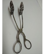 Vintage Mid-20C 800 Silver Hallmarked Israeli Cake Tongs Floral Designs,... - $1,287.26 MXN