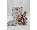 Bluesky Christmas Collection Gingerbread House Ceramic With Box - $59.39