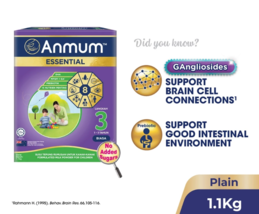 1 x ANMUM Essential Step 3 Children Formula Milk Powder 1 - 3 Years Plai... - $66.40