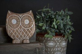 Twyla Owl Bird Figure Great For Gifts Farmhouse Decor Foreside Home And Garden - £12.42 GBP