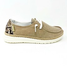 Hey Dude Womens Wendy Python Brown Size 6 Slip On Walking Comfort Shoes - $49.95