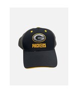 NFL Green Bay Packers Team Apparel Gray Yellow Hat Cap Adult Adjustable ... - £13.89 GBP