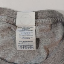 Delta Magnum Weight GEORGIA Men's Gray Cotton Blend Long Sleeve T-Shirt Size M image 7