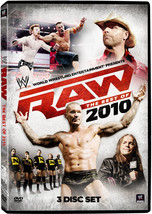 WWE Raw The Best of 2010 (DVD, 3-Disc Set) Shawn Michaels Bret Hart - VERY GOOD - £6.70 GBP