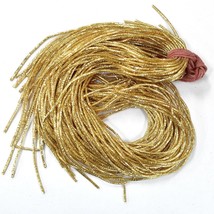 Bullion Wire Nakshi  Zardosi Embroidery &amp; Jewellery 1mm Work Dark Gold 100g - £13.18 GBP