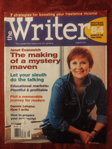 The WRITER Magazine August 2002 Janet Evanovich William G Tapply Arthur Plotnik - £8.51 GBP