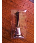 Ashley Prod. Hand Bell - - Steel, Metal - Silver Color 10050 New - $19.75