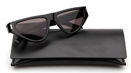 NEW Saint Laurent SL 468 001 Black SUNGLASSES 55-16-145mm Italy - £168.46 GBP