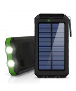10,000 mAh Portable External Solar Power Bank For Phone Tablet Dual USB ... - £15.59 GBP