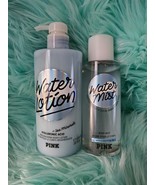 Victoria Secret Pink Water Fragrance Mist &amp; Body Lotion 2pc Set - £33.08 GBP