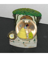 Disney Snow White &amp; Dopey Irresistibly Lovable Snowglobe Clock - £19.44 GBP