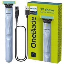 Philips OneBlade First Shave QP1324 Cut Hair not Skin Anti-friction USB ... - £71.23 GBP