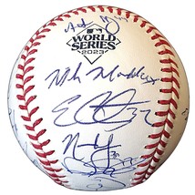2023 Texas Rangers Team Signed World Series Baseball 23 Autograph Total WS Proof - £3,145.41 GBP