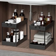 Under Sink Organizer, 2 Tier Under Sink Storage Organizer, Bathroom Stan... - $39.99