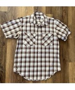 Vintage Big Mac Button Up Shirt Mens  M Plaid Short Sleeve Made In USA P... - $27.72