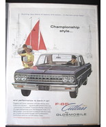 Vintage Oldsmobile F-85 Cutlass Color Advertisement - 1963 Olds F-85 Cut... - £10.16 GBP