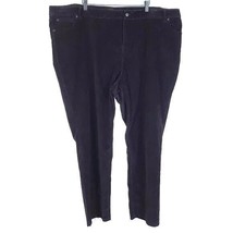 NWT J. Jill Essential Ponte Slim Leg Pants Black Size 22W
