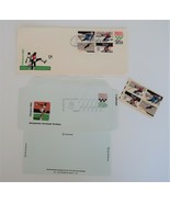 1980 Winter Olympic USPS Postcard Torch Relay Station First Day Stamps  - $19.99