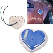 1PCS Blue Heart Shaped Side Marker / Accessory / LED Light / Turn Signal - £14.38 GBP