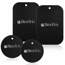 Metal Plate For Magnetic Mount With 3M Adhesive (Set Of 4) Extra Thin - $18.99