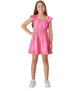 Habitual Girls Dress Pink Sundress Short Cap Sleeves Short Slip-On Summer - $53.50 CAD