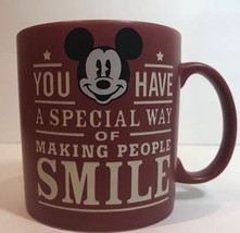 Disney Parks Mug Mickey Mouse You Have a Special Day of Making People Smile Cup - £23.67 GBP