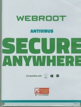 Webroot SecureAnywhere Antivirus 2024 for 3 Devices - PC/Mac KeyCode - $12.50